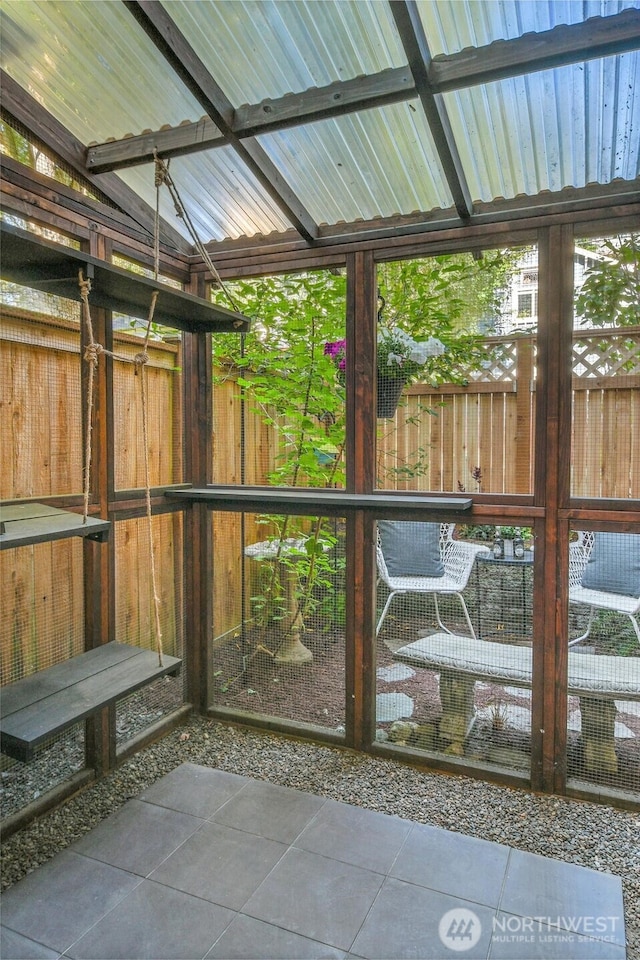 1542 15th Ave S Unit A, Seattle, WA 98144 - view of unfurnished sunroom