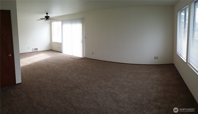 906 S 22nd Ct, Mount Vernon, WA 98274 - carpeted spare room with ceiling fan