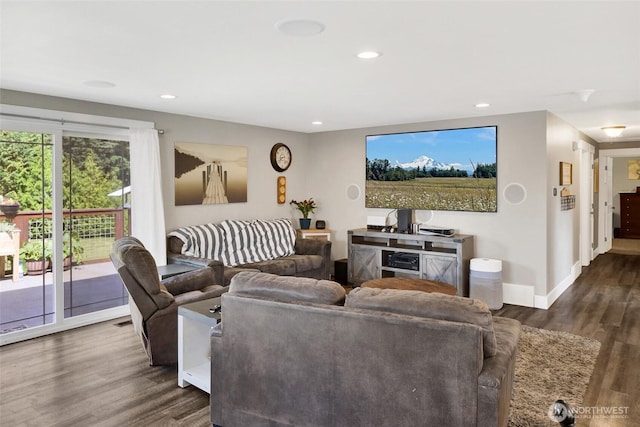 8984 Delta Line Rd, Custer, WA 98240 - living room with wood finished floors and recessed lighting