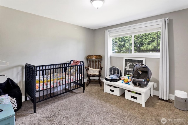 8984 Delta Line Rd, Custer, WA 98240 - bedroom with carpet flooring and a nursery area