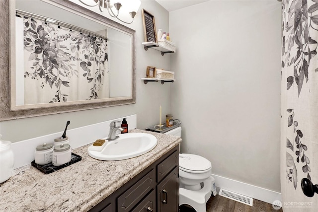 8984 Delta Line Rd, Custer, WA 98240 - full bath featuring vanity and wood finished floors