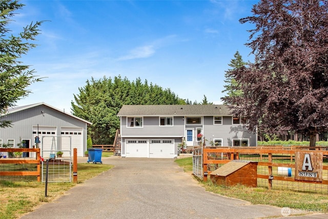 8984 Delta Line Rd, Custer, WA 98240 - split foyer home featuring a detached garage