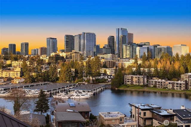9630 SE 5th St, Bellevue, WA 98004 - view of city skyline featuring a large body of water