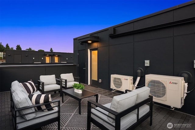 3608 Francis Ave N, Seattle, WA 98103 - view of patio featuring an outdoor living space