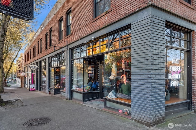 3608 Francis Ave N, Seattle, WA 98103 - doorway to property featuring brick siding