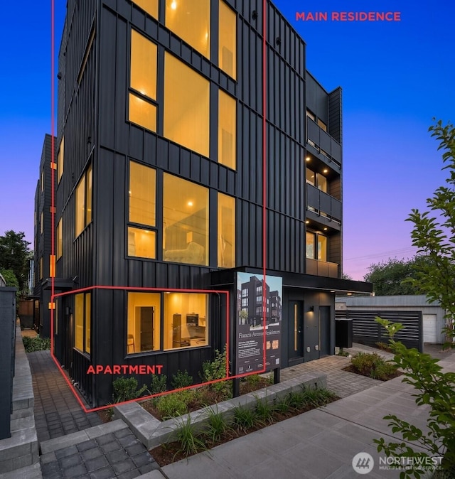 3608 Francis Ave N, Seattle, WA 98103 - view of front of home featuring board and batten siding