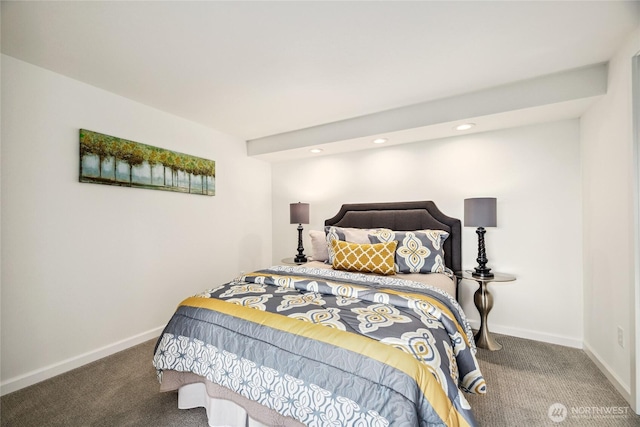 18354 Ridgefield Rd NW, Shoreline, WA 98177 - carpeted bedroom featuring baseboards and recessed lighting