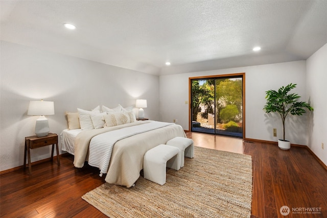33202 2nd Pl SW, Federal Way, WA 98023 - bedroom with access to exterior, wood finished floors, and recessed lighting