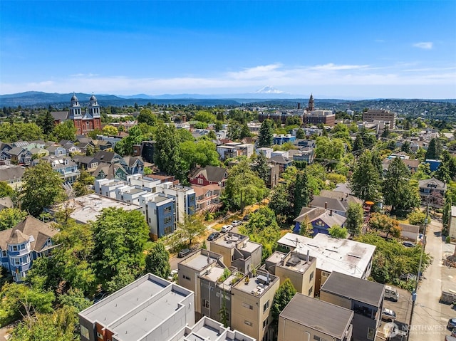 933 16th Avene, Seattle, WA 98122 - aerial perspective of suburban area featuring a mountain backdrop