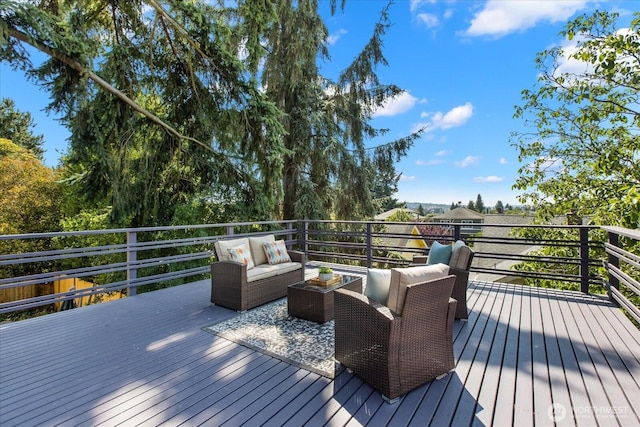 5825 4th Ave NW, Seattle, WA 98107 - deck featuring an outdoor hangout area