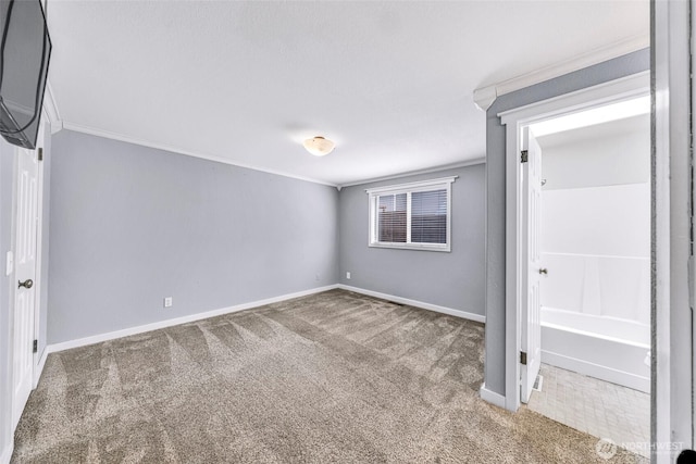 3919 Timothy Ct, Bellingham, WA 98226 - spare room with carpet and crown molding
