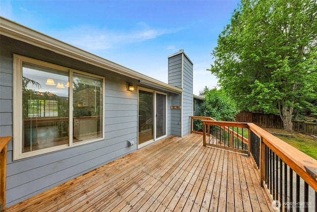 3919 Timothy Ct, Bellingham, WA 98226 - wooden deck featuring a fenced backyard