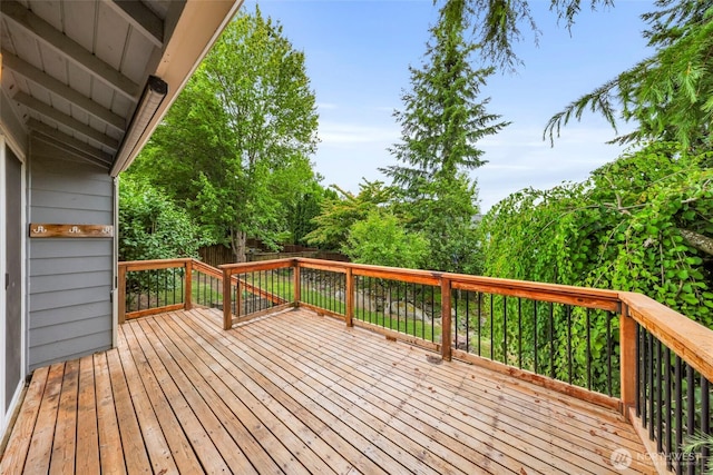 3919 Timothy Ct, Bellingham, WA 98226 - wooden terrace featuring a fenced backyard