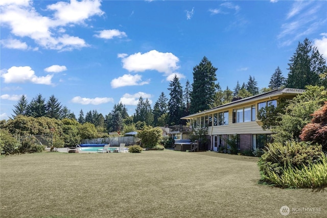 15638 94th Ave SW, Vashon, WA 98070 - view of yard featuring an outdoor pool