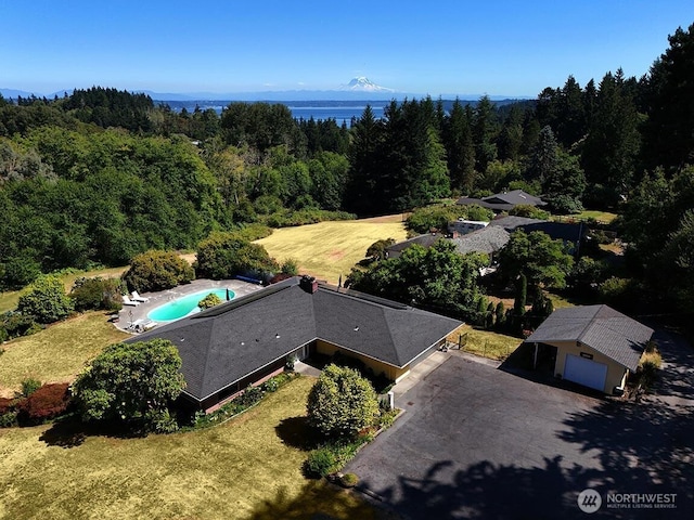 15638 94th Ave SW, Vashon, WA 98070 - view from above of property featuring a forest