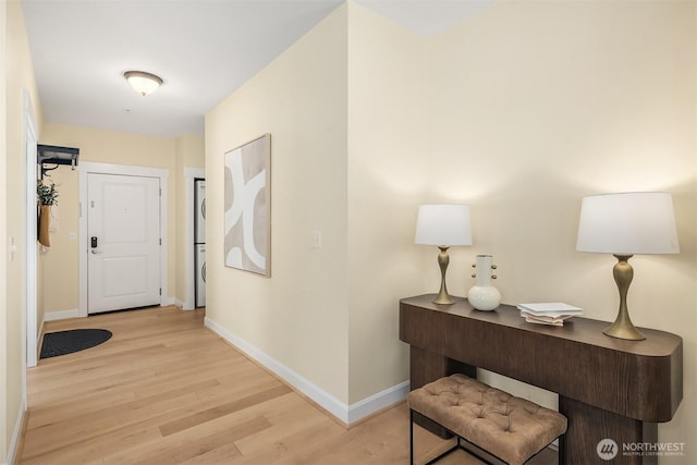 1840 25th Ave NE Unit 210, Issaquah, WA 98029 - entryway with light wood-style flooring and baseboards