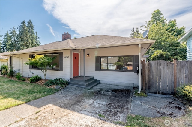 16047 Ashworth Ave N, Shoreline, WA 98133 - view of front facade featuring a chimney