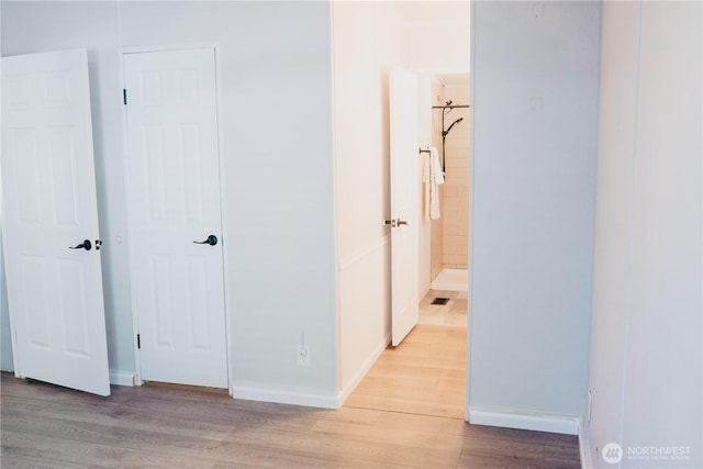 8805 226th Street Ct E Unit 32, Graham, WA 98338 - hall featuring wood finished floors and baseboards