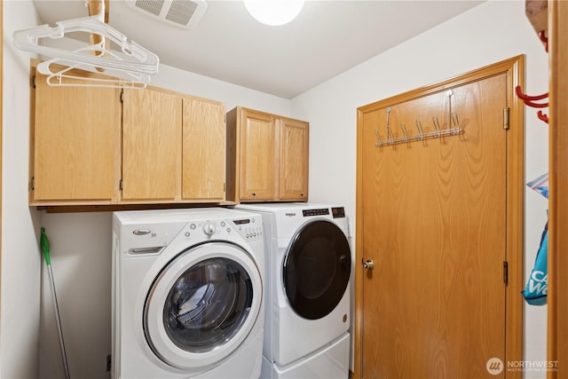 3519 G Ave, Anacortes, WA 98221 - laundry room with cabinet space and separate washer and dryer