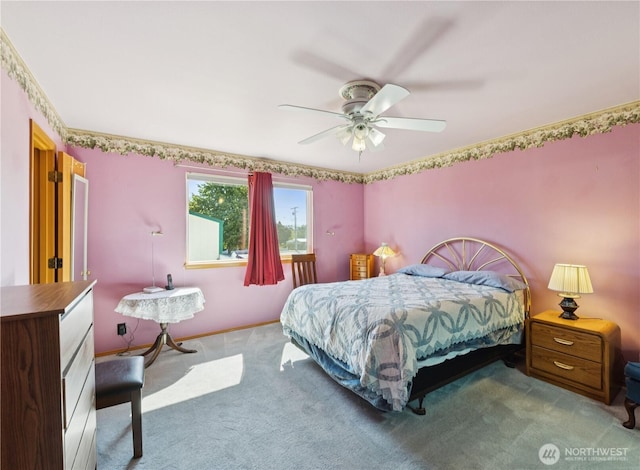 3519 G Ave, Anacortes, WA 98221 - carpeted bedroom featuring ceiling fan