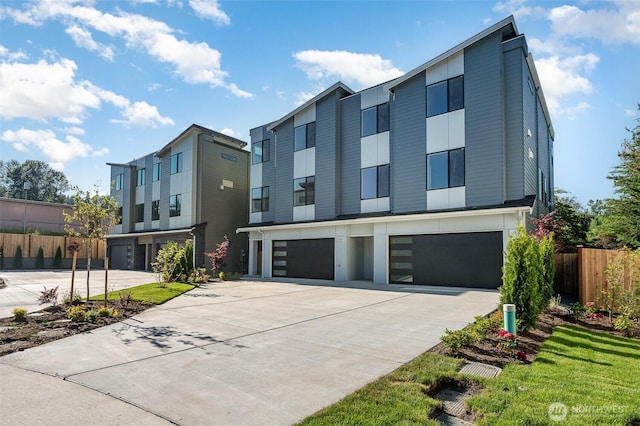 1515 243rd Pl SW Unit A, Bothell, WA 98012 - modern home with an attached garage and driveway