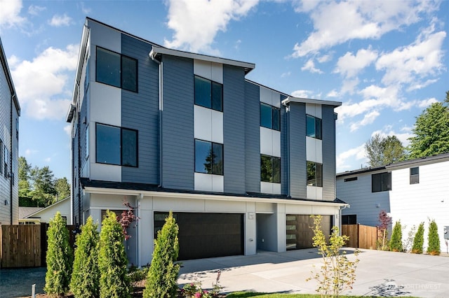 1515 243rd Pl SW Unit A, Bothell, WA 98012 - modern home featuring an attached garage and concrete driveway
