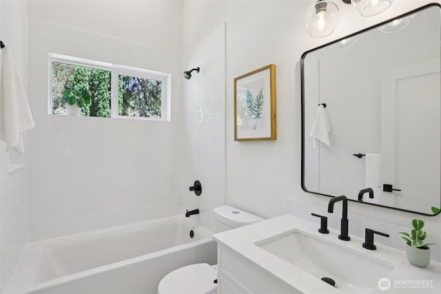 11737 38th Ave NE Unit A, Seattle, WA 98125 - bathroom with vanity and shower / tub combination