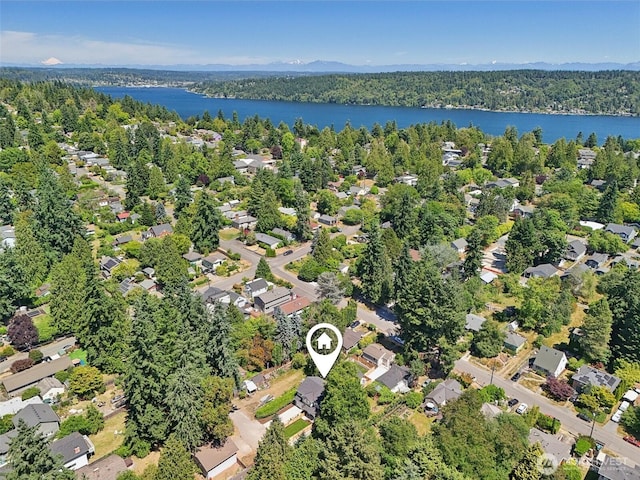 11737 38th Ave NE Unit A, Seattle, WA 98125 - aerial view of property's location with a large body of water
