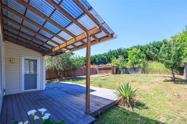 2537 Kristine Ct, Centralia, WA 98531 - deck featuring a fenced backyard