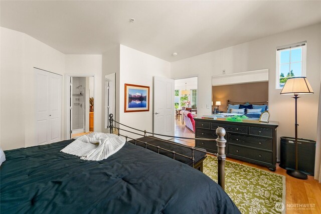 2244 SE 132nd Ave Unit B217, Bellevue, WA 98005 - bedroom with wood finished floors
