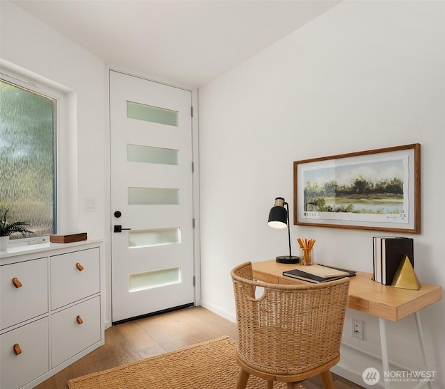 2610 E Yesler Way Unit A, Seattle, WA 98122 - foyer featuring light wood-style flooring