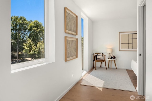 2610 E Yesler Way Unit A, Seattle, WA 98122 - corridor featuring wood finished floors and baseboards