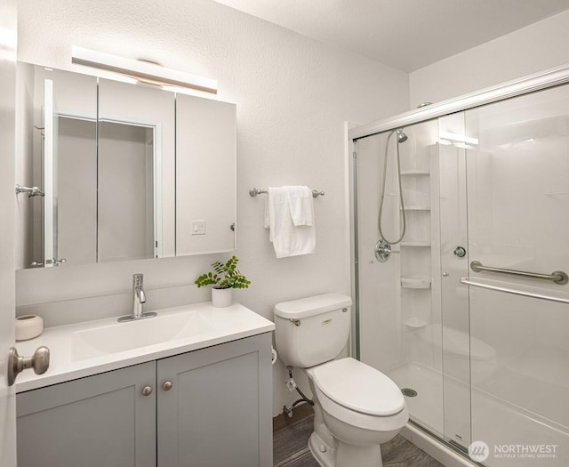 14132 74th Pl NE Unit 16D, Kirkland, WA 98034 - full bathroom with a shower stall and vanity