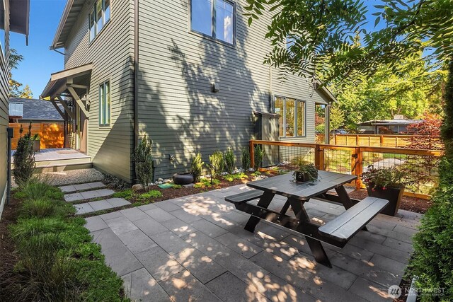 10419 41st Ave SW Unit A & B, Seattle, WA 98146 - view of patio / terrace featuring outdoor dining area