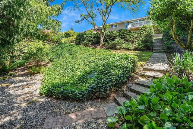 1823 121st Ave SE, Bellevue, WA 98005 - view of yard with stairway
