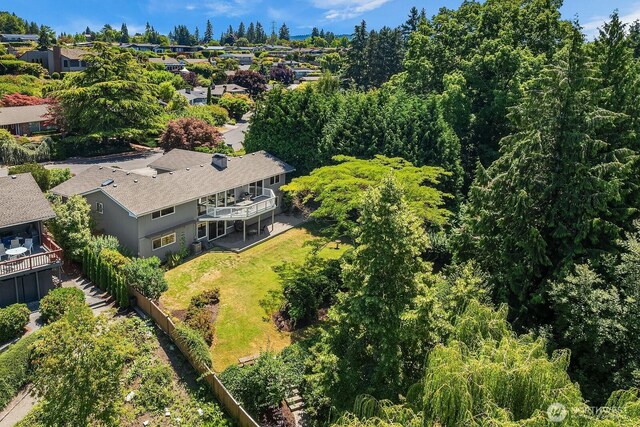 1823 121st Ave SE, Bellevue, WA 98005 - aerial view of property and surrounding area