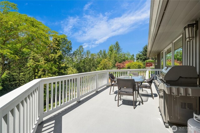1823 121st Ave SE, Bellevue, WA 98005 - balcony with area for grilling and outdoor dining space