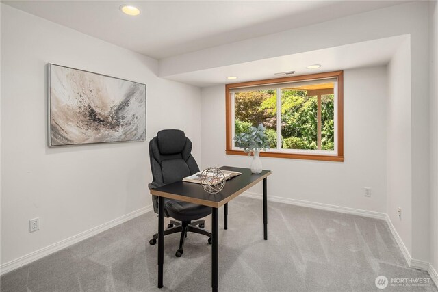 1823 121st Ave SE, Bellevue, WA 98005 - office with carpet flooring and recessed lighting