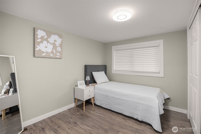 8730 206th St SE Unit 10, Snohomish, WA 98296 - bedroom featuring wood finished floors and a closet