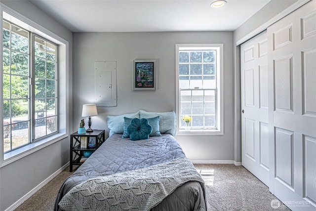 18920 217th Ave E, Orting, WA 98360 - bedroom with multiple windows and carpet flooring