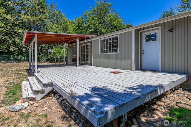 18920 217th Ave E, Orting, WA 98360 - view of wooden terrace