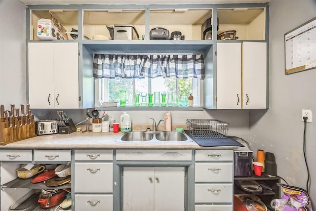 610 Westlake Ave, Morton, WA 98356 - kitchen featuring white cabinetry and light countertops