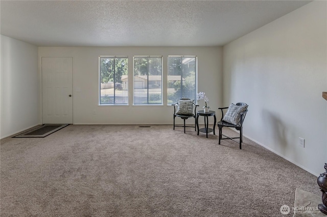 7127 Fair Oaks Loop SE, Olympia, WA 98513 - sitting room featuring carpet flooring and a textured ceiling