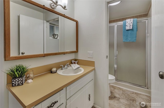 7127 Fair Oaks Loop SE, Olympia, WA 98513 - full bathroom with vanity and a stall shower