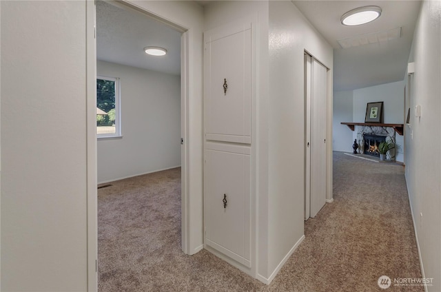 7127 Fair Oaks Loop SE, Olympia, WA 98513 - hall with carpet floors and baseboards