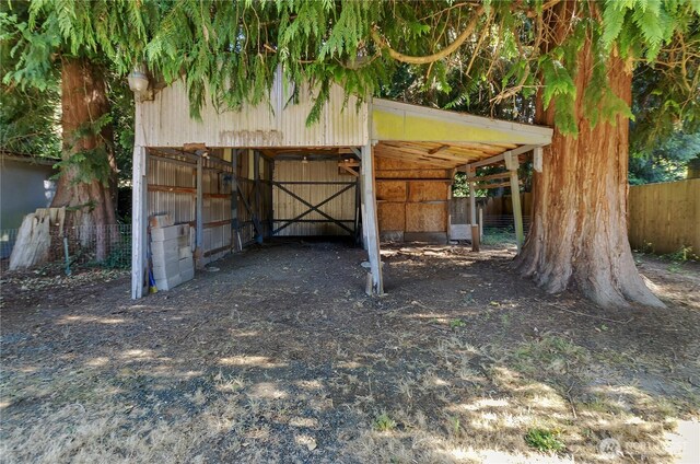 7127 Fair Oaks Loop SE, Olympia, WA 98513 - view of pole building featuring a detached carport
