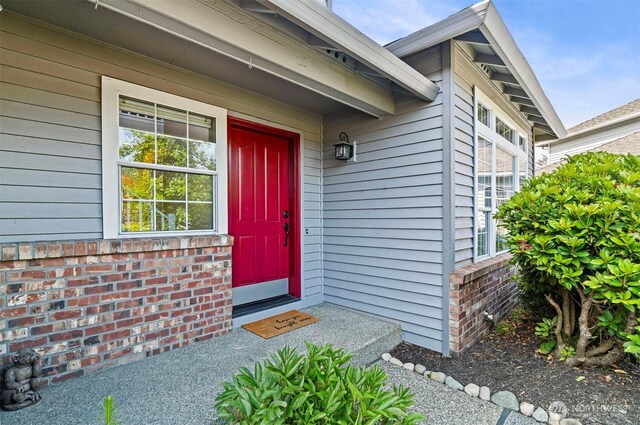 5115 150th St SE, Everett, WA 98208 - view of exterior entry with brick siding