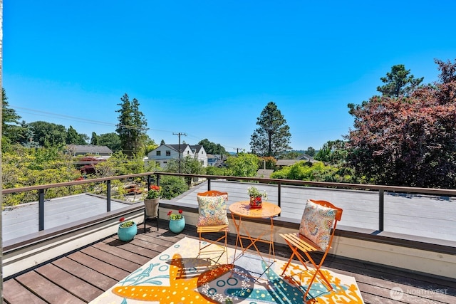 3516 NE 43rd St, Seattle, WA 98105 - view of wooden deck