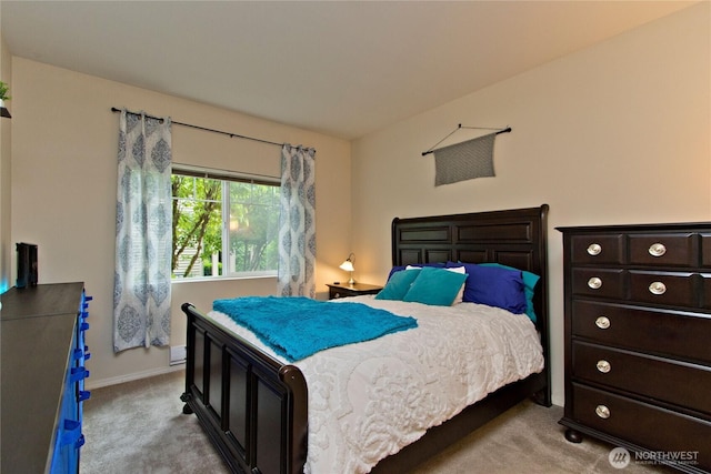 15325 SE 155th Pl Unit K1, Renton, WA 98058 - bedroom featuring light carpet and baseboards