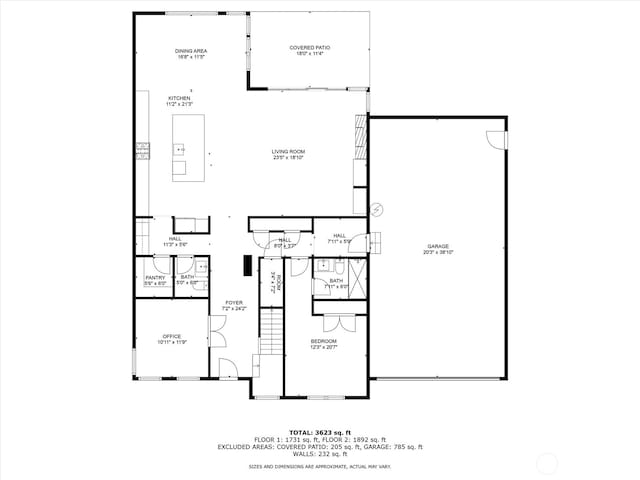 16429 Snohomish Ave SE, Clearview, WA 98296 - view of floor plan / room layout
